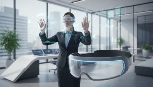 Mixed Reality Brille mit Spatial Computing