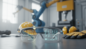 Smart Glasses Safety Shield